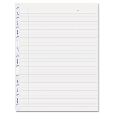 Blueline® MiracleBind Ruled Paper Refill Sheets for all MiracleBind Notebooks and Planners, 11 x 9.06, White/Blue Sheets, Undated - OrdermeInc