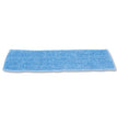 Economy Wet Mopping Pad, Microfiber, 18", Blue, 12/Carton OrdermeInc OrdermeInc