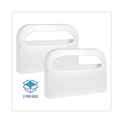 BOARDWALK Toilet Seat Cover Dispenser, 16 x 3 x 11.5, White, 2/Box - OrdermeInc