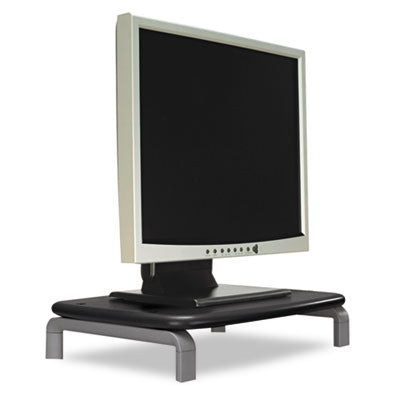 Monitor Stand with SmartFit, For 21" Monitors, 11.5" x 9" x 3", Black/Gray, Supports 80 lbs OrdermeInc OrdermeInc