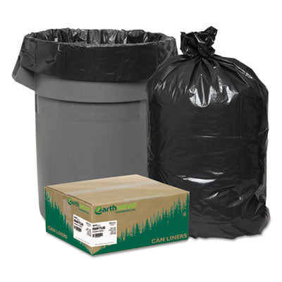 WEBSTER INDUSTRIES Linear Low Density Large Trash and Yard Bags, 33 gal, 0.9 mil, 32.5" x 40", Black, 80/Carton - OrdermeInc