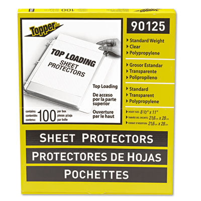 Top-Load Polypropylene Sheet Protectors, Standard, Letter, Clear, 2", 100/Box OrdermeInc OrdermeInc