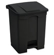 Large Capacity Plastic Step-On Receptacle, 23 gal, Plastic, Black OrdermeInc OrdermeInc