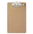 SAUNDERS MFG. CO., INC. Recycled Hardboard Archboard Clipboard, 2.5" Clip Capacity, Holds 8.5 x 11 Sheets, Brown - OrdermeInc