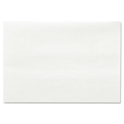 Masslinn Shop Towels, 1-Ply, 12 x 17, Unscented, White, 100/Pack, 12 Packs/Carton OrdermeInc OrdermeInc