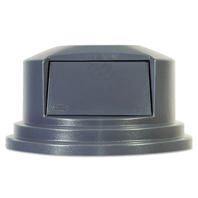 Round BRUTE Dome Top Lid for 55 gal Waste Containers, 27.25" Diameter, Gray OrdermeInc OrdermeInc