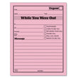 TOPS BUSINESS FORMS Pink Message Pad, One-Part (No Copies), 4.25 x 5.5, 50 Forms/Pad, 12 Pads/Pack