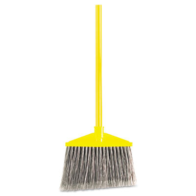 RUBBERMAID COMMERCIAL PROD. 7920014588208, Angled Large Broom, 46.78" Handle, Gray/Yellow - OrdermeInc