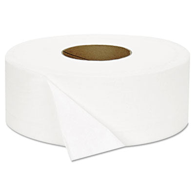 GEN JRT Jumbo Bath Tissue, Septic Safe, 2-Ply, White, 3.3" x 1,000 ft, 12 Rolls/Carton OrdermeInc OrdermeInc