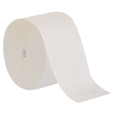 Compact Coreless 1-Ply Bath Tissue, Septic Safe, White, 3,000 Sheets/Roll, 18 Rolls/Carton OrdermeInc OrdermeInc