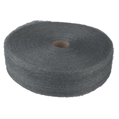 Industrial-Quality Steel Wool Reel, #3 Coarse, 5 lb Reel, Steel Gray, 6/Carton OrdermeInc OrdermeInc