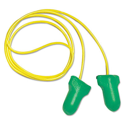 MAXIMUM Lite Single-Use Earplugs, Corded, 30NRR, Green, 100 Pairs OrdermeInc OrdermeInc