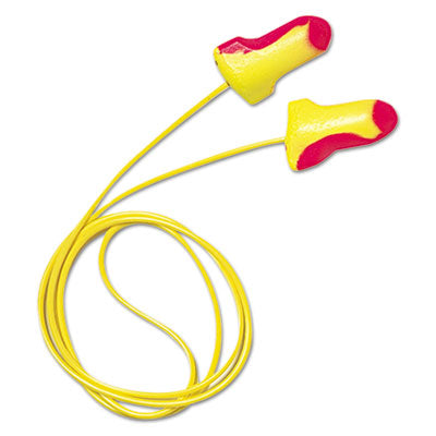 LL-30 Laser Lite Single-Use Earplugs, Corded, 32NRR, Magenta/Yellow, 100 Pairs OrdermeInc OrdermeInc