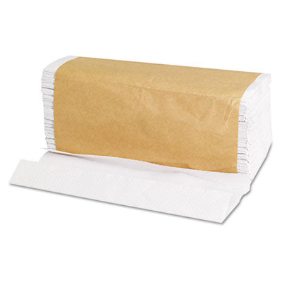 General Supply C-Fold Towels, 1-Ply, 11 x 10.13, White, 200/Pack, 12 Packs/Carton OrdermeInc OrdermeInc