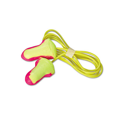 LL-30 Laser Lite Single-Use Earplugs, Corded, 32NRR, Magenta/Yellow, 100 Pairs OrdermeInc OrdermeInc