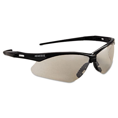 KleenGuard™ Nemesis Safety Glasses, Black Frame, Indoor/Outdoor Lens - OrdermeInc