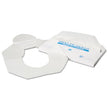 Health Gards Toilet Seat Covers, Half-Fold, 14.25 x 16.5, White, 250/Pack, 10 Boxes/Carton OrdermeInc OrdermeInc