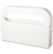 HOSPECO Health Gards Toilet Seat Cover Dispenser, Half-Fold, 16 x 3.25 x 11.5, White, 2/Box - OrdermeInc