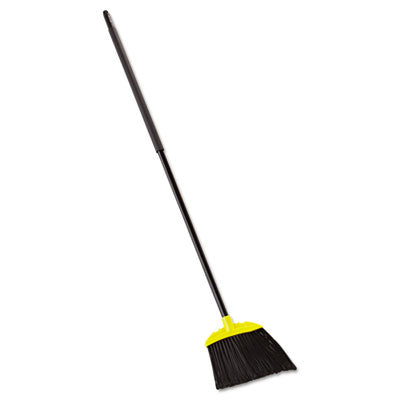 Jumbo Smooth Sweep Angled Broom, 46" Handle, Black/Yellow - OrdermeInc