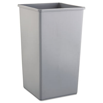 Untouchable Square Waste Receptacle, 50 gal, Plastic, Gray OrdermeInc OrdermeInc