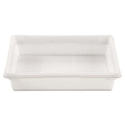 RUBBERMAID COMMERCIAL PROD. Food/Tote Boxes, 8.5 gal, 26 x 18 x 6, White, Plastic - OrdermeInc
