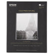 Epson® Cold Press Fine Art Paper, 19 mil, 8.5 x 11, Textured Matte Natural, 25/Pack OrdermeInc OrdermeInc