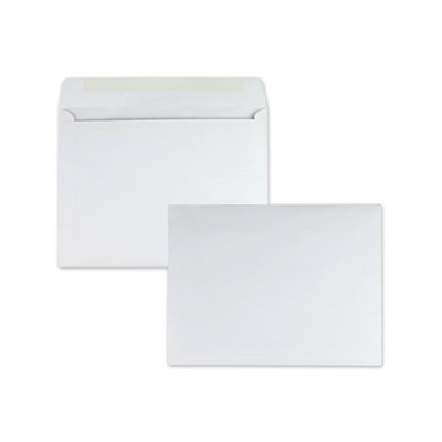 Quality Park™ Open-Side Booklet Envelope, #13 1/2, Cheese Blade Flap, Gummed Closure, 10 x 13, White, 100/Box OrdermeInc OrdermeInc