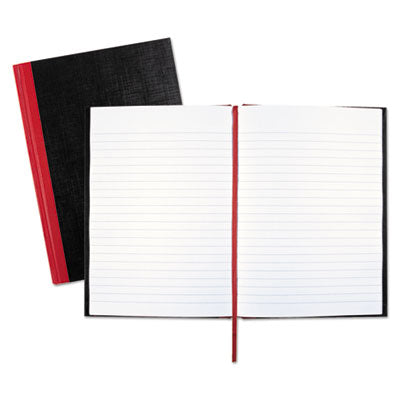 Black n' Red™ Hardcover Casebound Notebooks, SCRIBZEE Compatible, 1-Subject, Wide/Legal Rule, Black Cover, (96) 8.25 x 5.63 Sheets OrdermeInc OrdermeInc