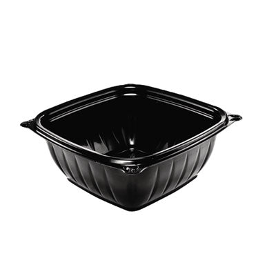 PresentaBowls Pro Black Square Bowls, 12 oz, 5 x 5 x 2, Black, Plastic, 63/Bag, 8 Bags/Carton OrdermeInc OrdermeInc