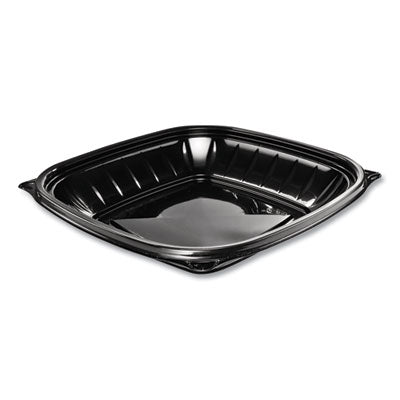 PresentaBowls Pro Black Square Bowls, 24 oz, 8.5 x 8.5 x 1.8, Plastic, 63/Bag, 4 Bags/Carton OrdermeInc OrdermeInc