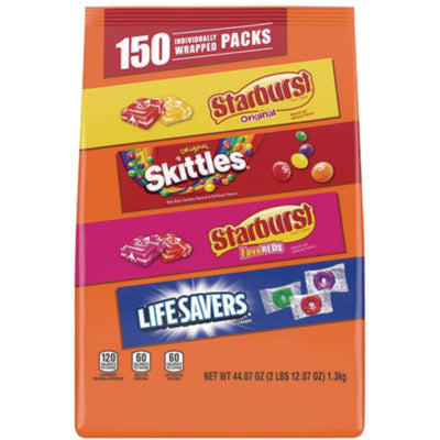 Chewy and Hard Candy Assortment, 44.07 oz Bag, 150 Individually Wrapped Pieces, Ships in 1-3 Business Days OrdermeInc OrdermeInc