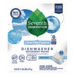 Natural Automatic Dishwasher Detergent Packs, Free and Clear, 45 Powder Packets/Box, 5 Boxes/Carton - OrdermeInc
