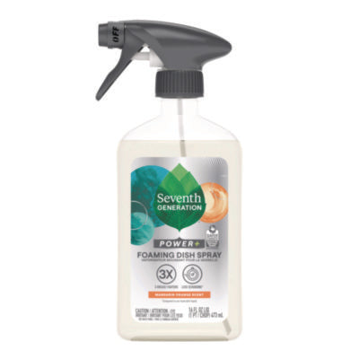 Foaming Dish Spray, Mandarin Orange Scent, 16 oz Bottle - OrdermeInc