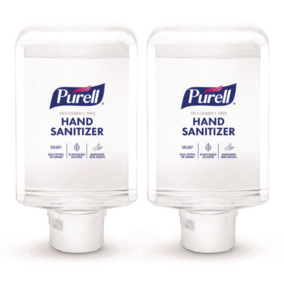 Advanced Hand Sanitizer Fragrance Free Foam, For ES10 Automatic Dispensers, 1,200 mL Refill, Fragrance Free, 2/Carton OrdermeInc OrdermeInc