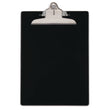 SAUNDERS MFG. CO., INC. Recycled Plastic Clipboard with Ruler Edge, 1" Clip Capacity, Holds 8.5 x 11 Sheets, Black