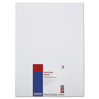 Cold Press Fine Art Paper, 21 mil, 13 x 19, Textured Matte Natural, 25/Pack OrdermeInc OrdermeInc