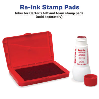 AVERY PRODUCTS CORPORATION Neat-Flo Stamp Pad Inker, 2 oz Bottle, Red