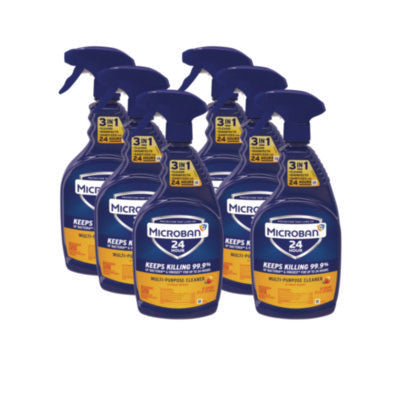 PROCTER & GAMBLE 24-Hour Disinfectant Multipurpose Cleaner, Citrus, 32 oz Spray Bottle, 6/Carton