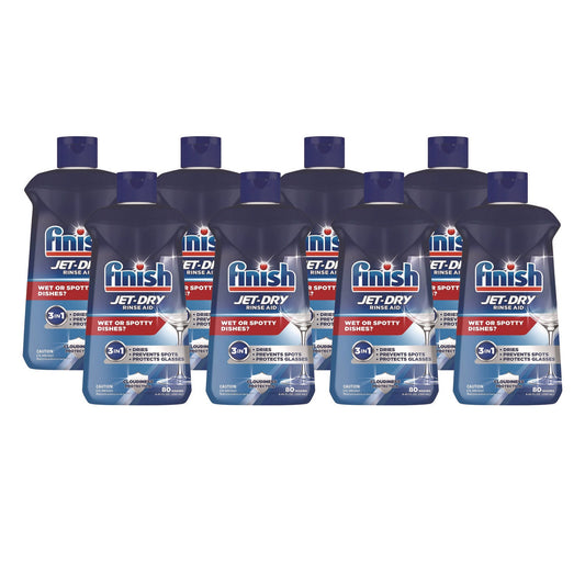 Jet-Dry Rinse Agent, 8.45 oz Bottle, 8/Carton - OrderMe