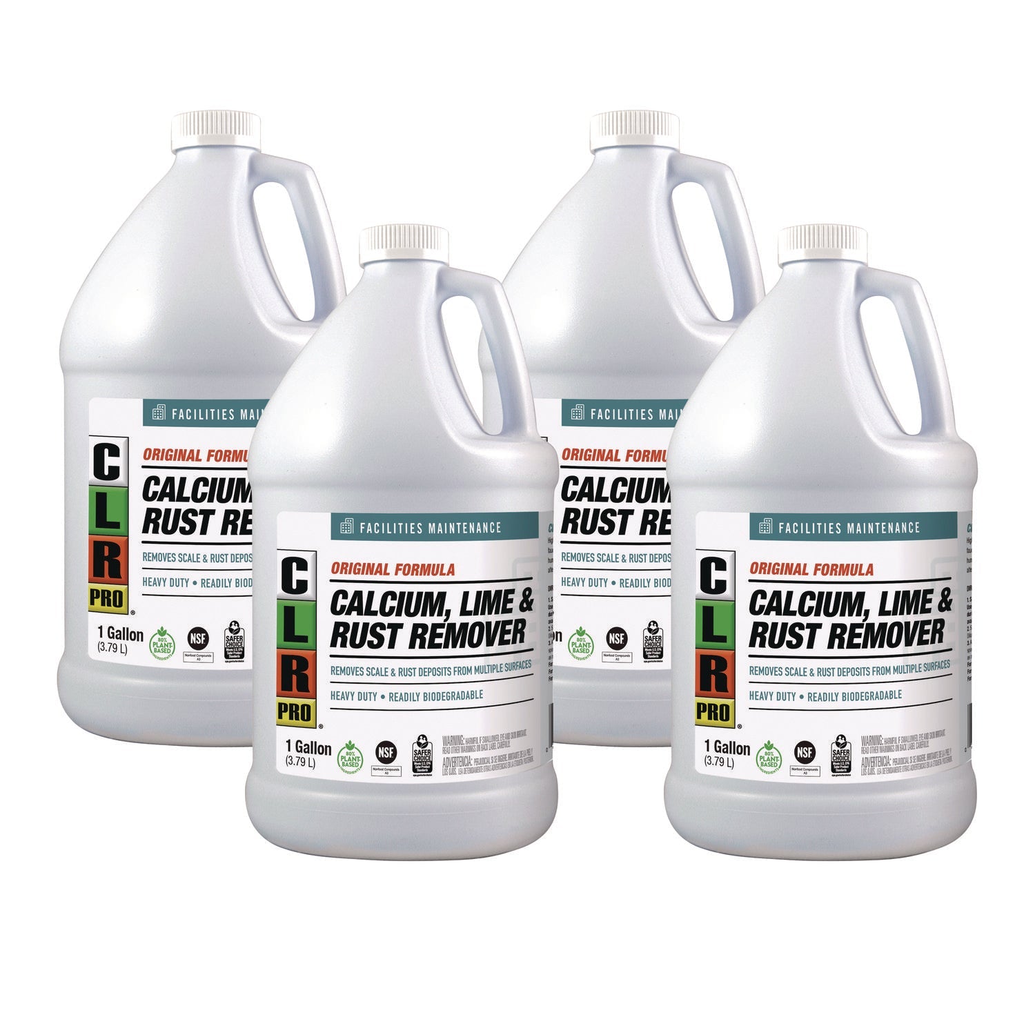 Calcium, Lime and Rust Remover, 1 gal Bottle, 4/Carton - OrderMe