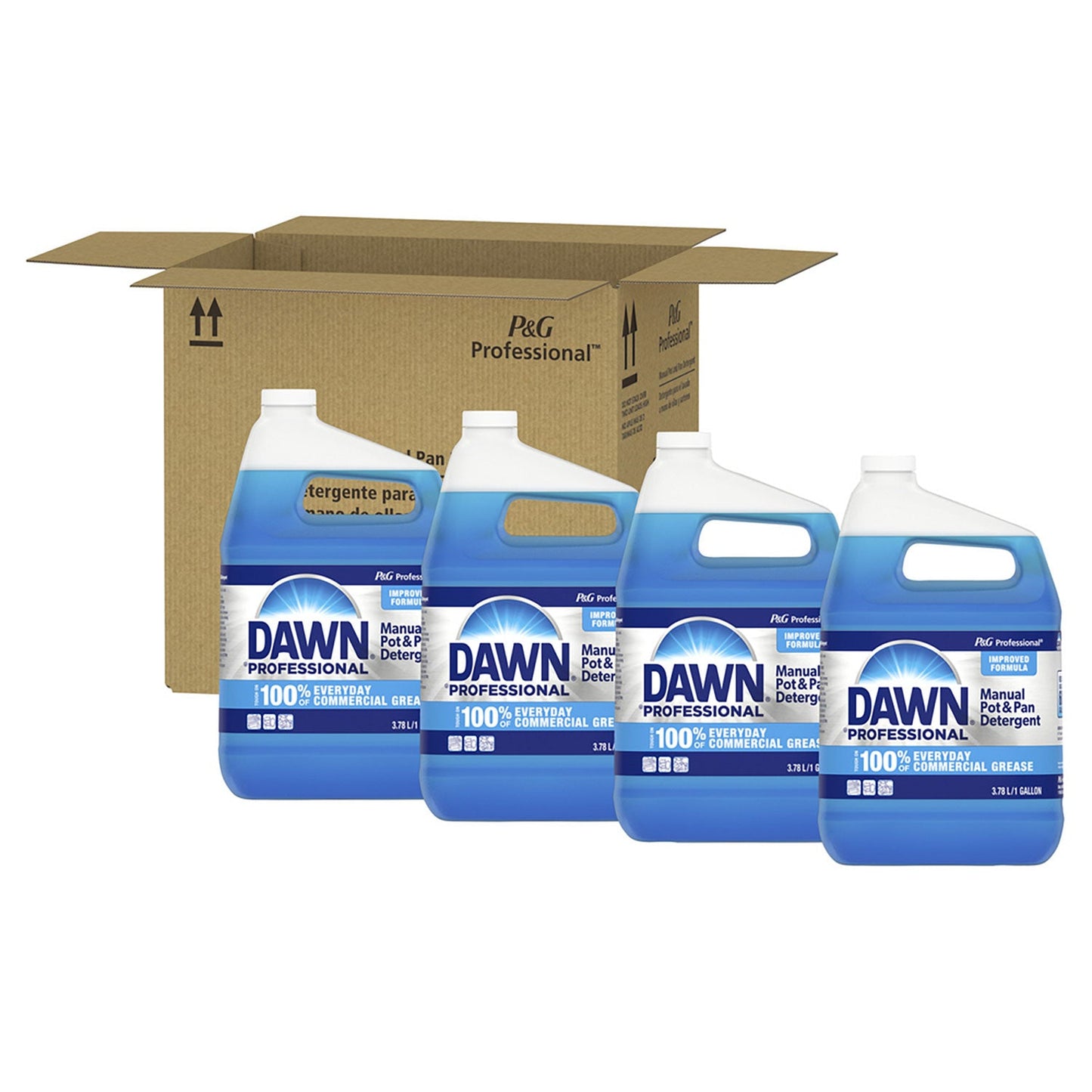 Manual Pot/Pan Dish Detergent, Original, 4/Carton - OrderMe