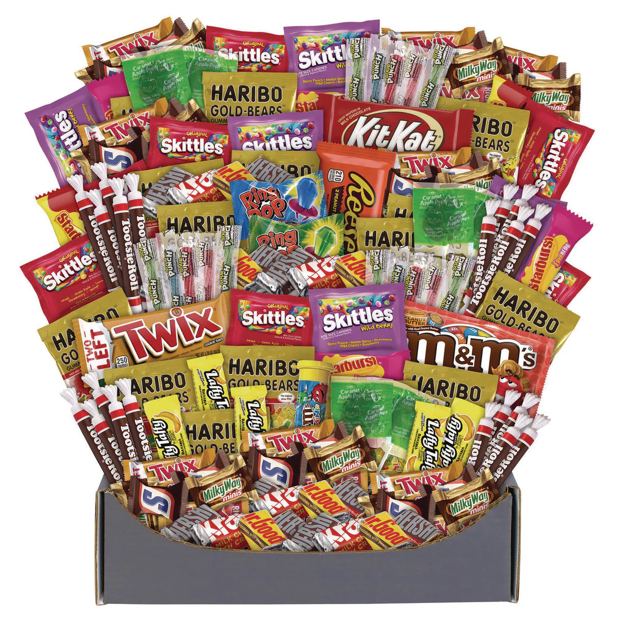 Snack Box Pros No Tricks Just Treats Halloween Box, Assorted Varieties, 140 Count