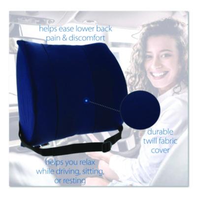 Sitback Standard Lumbar Back Support , 13 x 14, Blue