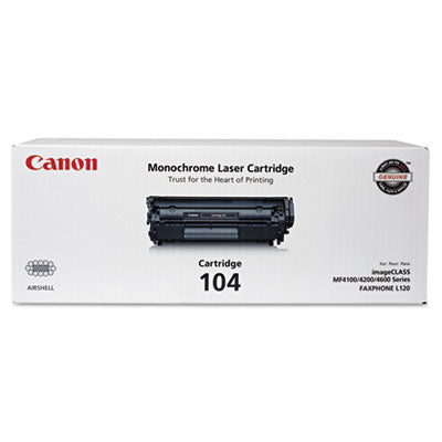 0263B001 (104) Toner, 2,000 Page-Yield, Black OrdermeInc OrdermeInc