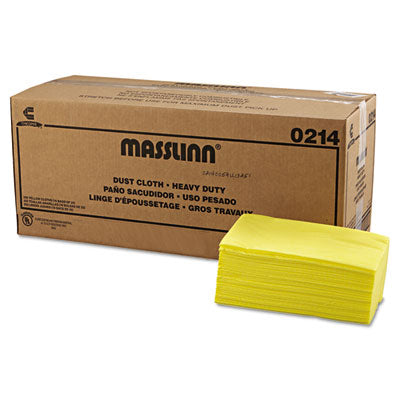 Masslinn Dust Cloths, 1-Ply, 24 x 40, Unscented, Yellow, 25/Bag, 10 Bags/Carton OrdermeInc OrdermeInc