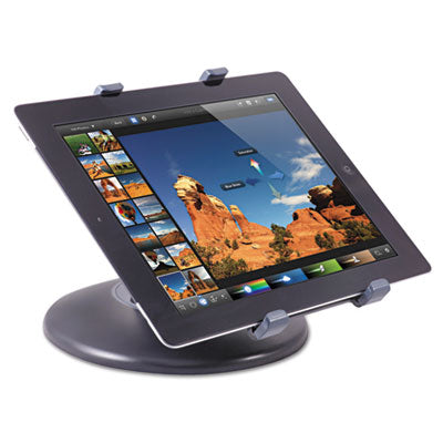 Kantek Stand for 7" to 10" Tablets, Swivel Base, Plastic, Black OrdermeInc OrdermeInc