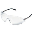 Blackjack Wraparound Safety Glasses, Chrome Plastic Frame, Clear Lens, 12/Box OrdermeInc OrdermeInc