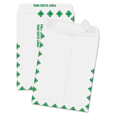 Quality Park™ Redi-Strip Catalog Envelope, First Class, #10 1/2, Cheese Blade Flap, Redi-Strip Adhesive Closure, 9 x 12, White, 100/Box OrdermeInc OrdermeInc