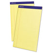 Perforated Writing Pads, Wide/Legal Rule, 50 Canary-Yellow 8.5 x 14 Sheets, Dozen OrdermeInc OrdermeInc