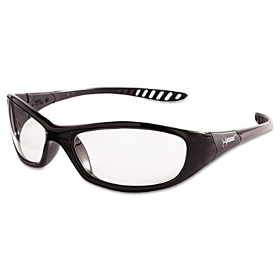 KleenGuard™ V40 HellRaiser Safety Glasses, Black Frame, Clear Anti-Fog Lens - OrdermeInc